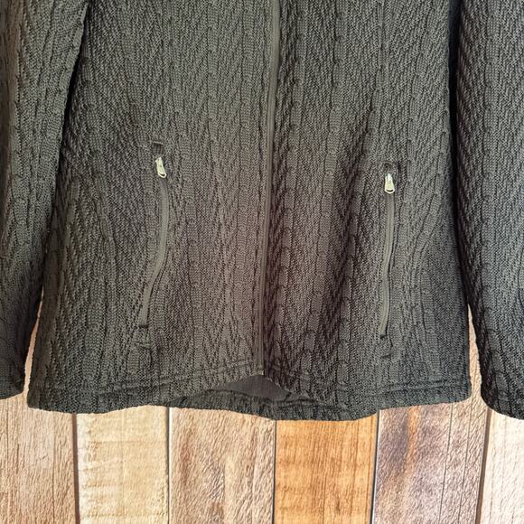 Spyder Sweater Fleece Full Zip Jacket Black Outdoor Ski Athleisure Men's XL - Picture 4 of 9